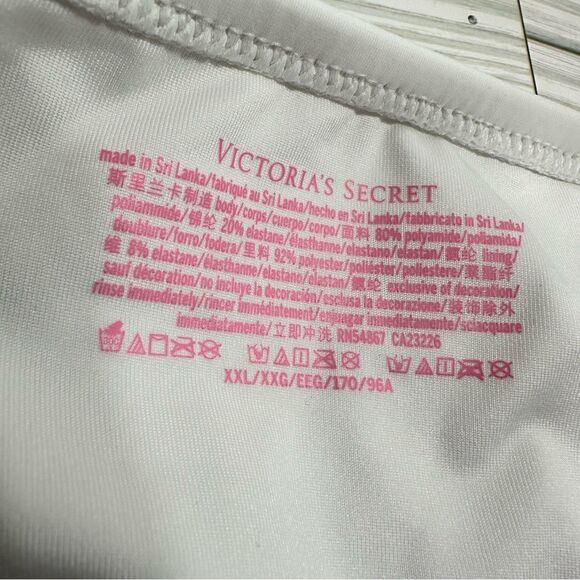 NWT VICTORIA’S SECRET EYELET‎ SIDE TIE BIKINI SWIMSUIT BOTTOM  XXL - Picture 3 of 4